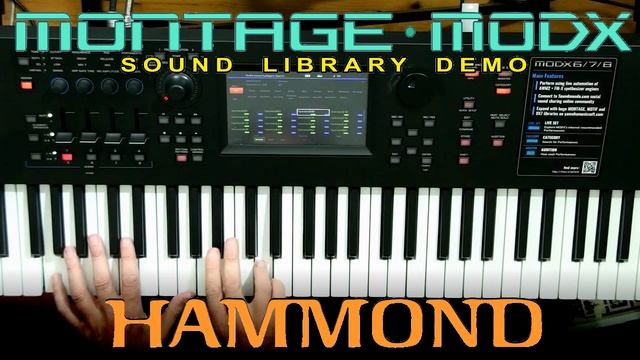 Yamaha MONTAGE & MODX Sound Library "Hammond Organ" смотреть онлайн