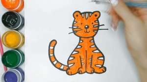 Рисуем Животных!!! Рисуем тигра!!! Рисуем крокодила!!! Учимся рисовать! Draw Animals!!!