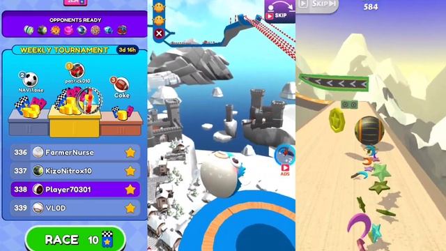 Going Balls Vs Sky Rolling ball Vs Action Balls | Android Game New Update | Play 3 Games смотреть онлайн