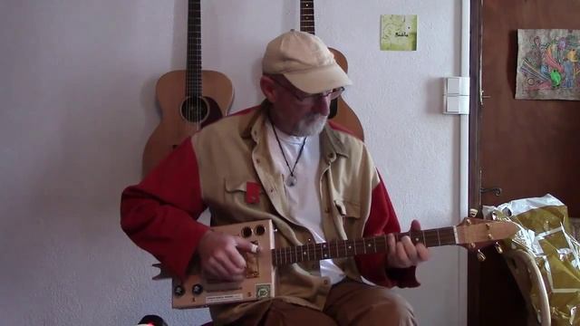 Cigar Box Guitar Original - Jim Bruce Blues Guitar - HeeHaw! смотреть онлайн