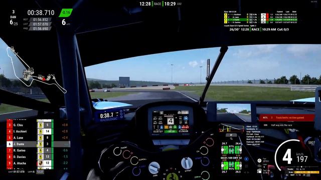 LFM CDA Sprints @nurburgring (ACC opentrack/neuralnet headtracking test) смотреть онлайн