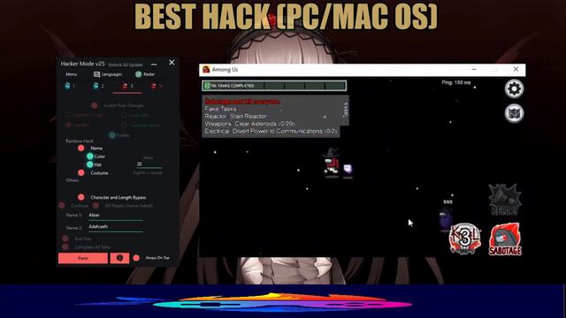 NEW v27.1 Mod Menu Among Us Hack PC Updated February 2021 смотреть онлайн