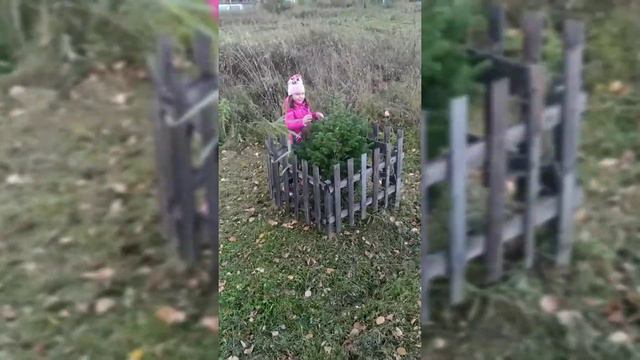 Осенние детские шалости, вышла доча погулять 1 2 3 4... смотреть онлайн