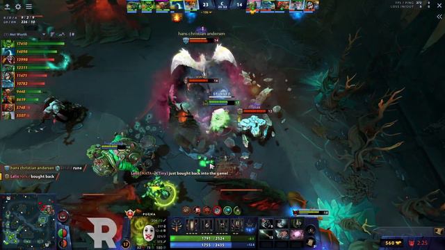 Topson Kills Yuragi Slark in 1 Hit with Pugna | DOTA 2 смотреть онлайн