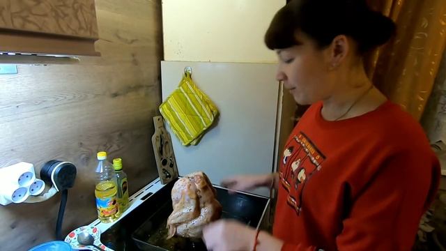 Хрустящая курочка в духовке смотреть онлайн
