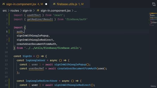 06 Authentication + Firebase - 009 Sign In With Redirect смотреть онлайн