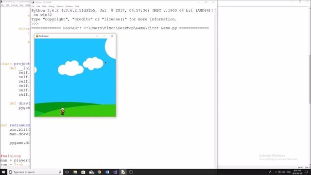 Pygame Tutorial #5 - Projectiles смотреть онлайн