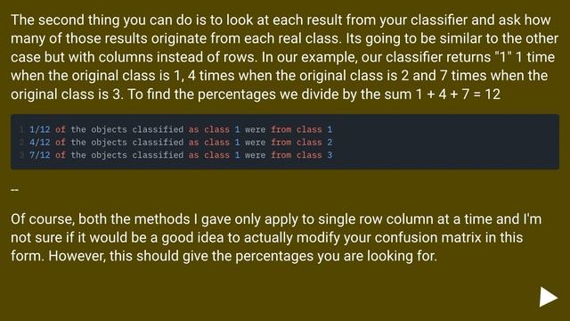 How to normalize a confusion matrix? смотреть онлайн