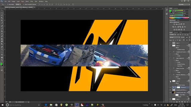 Photoshop: **FREE** GTA 5 Style YouTube Banner Template PSD + Direct Download Link - [#2] смотреть онлайн