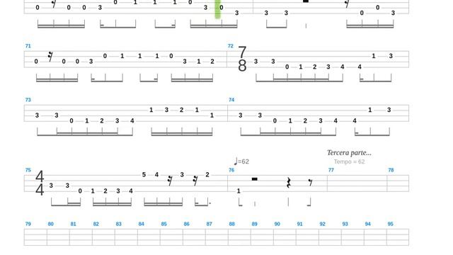 Paranoid Android + Radiohead + Bass only + Bass tab смотреть онлайн
