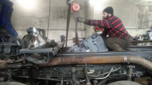 Мерседес Актрос 4144к. Сороконожка. Ремонт часть 73