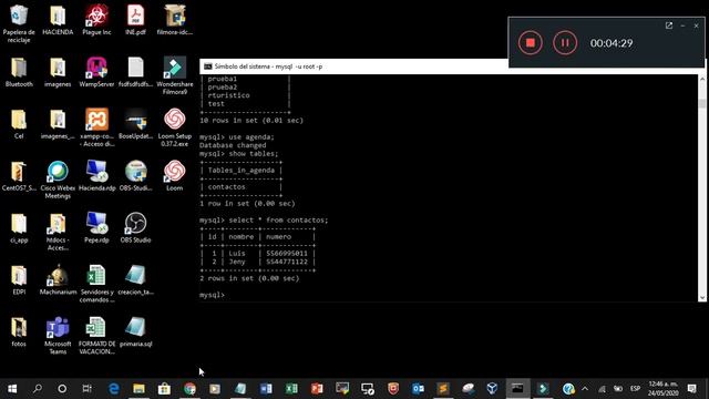 Configurar path de mysql y generación de bases y usuarios desde CMD смотреть онлайн