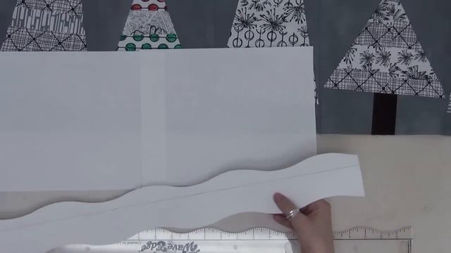 Easy Christmas Tree Quilt Pattern - Beginner No Math Quilt Pattern смотреть онлайн