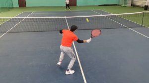 Александр Кулябин - forehand, backhand, удары с лёта, approaches | тренировка декабрь 2023