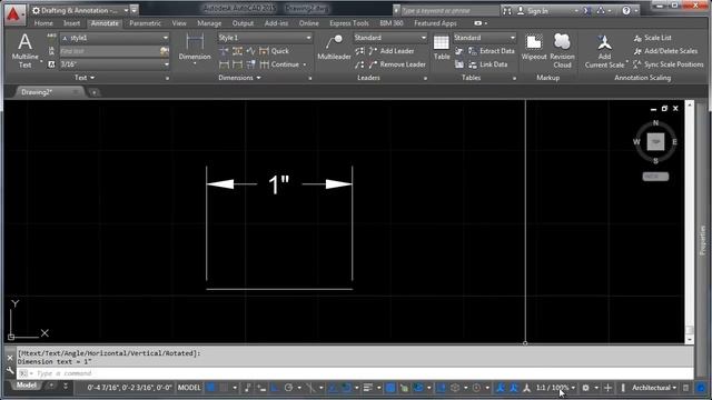 Intro to AutoCAD 2015 - 11 - Dimension Styles смотреть онлайн