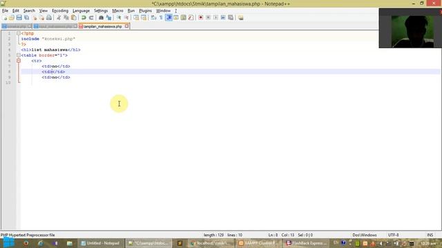 Tutorial koneksi ke mysqli dan cara membuat tampil menggunakan php mysql смотреть онлайн