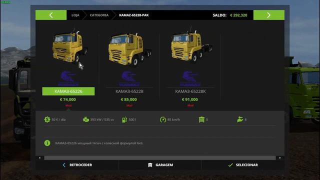 KAMAZ 43255, MERCEDES Camuflado, KAMAZ 65228 FS 17 Mods смотреть онлайн