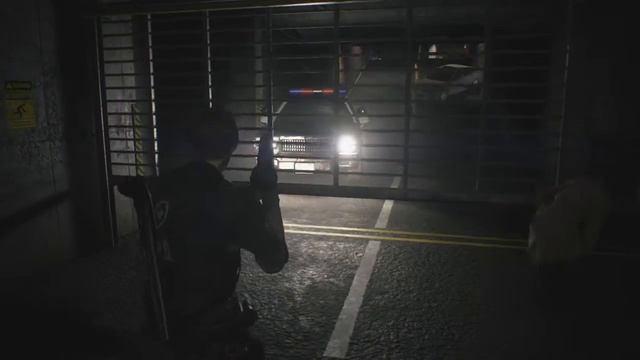 Прохождение Resident Evil 2 - Забрать магнитную карту от ворот и сбежать с парковки #13 смотреть онлайн