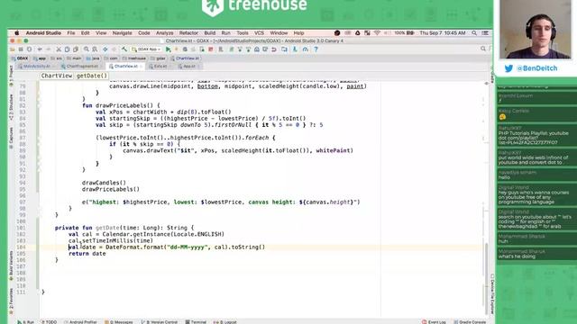 Treehouse LiveCoding: Android Kotlin and Architecture Components (week 15) смотреть онлайн