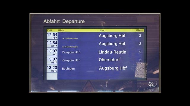 Bahnsteigansagen (Blechelse) Buchloe und Geltendorf смотреть онлайн