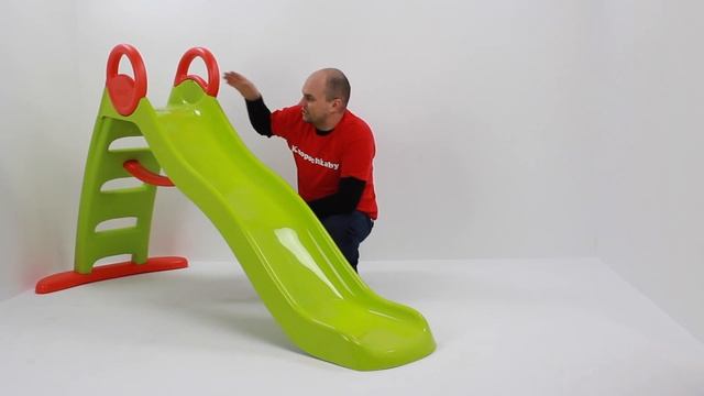 Smoby 310192 пластиковая горка с дождиком Волна смотреть онлайн