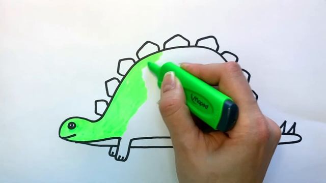 Как нарисовать ДИНОЗАВРА. Рисуем Сами смотреть онлайн