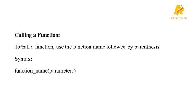 Learning Python in Tamil | Part-33 | FUNCTIONS | CREATING A FUNCTION, CALLING A FUNCTION AND USES смотреть онлайн