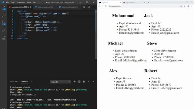 ngClass in Angular 8 смотреть онлайн