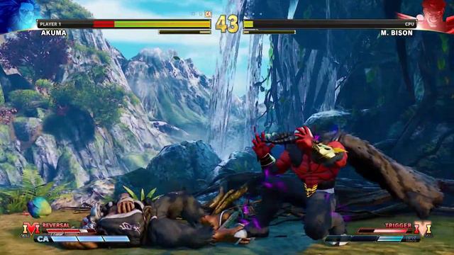 Street Fighter V Akuma VS M. Bison смотреть онлайн