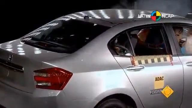 2013 Honda City/Fit Aria NCAP Frontal Offset (LatinNCAP - Four Stars) смотреть онлайн