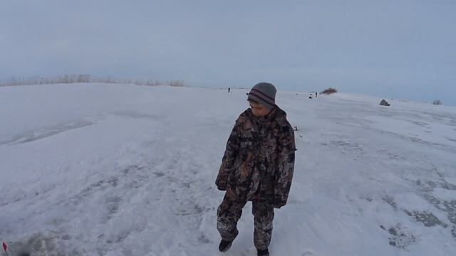 Зимняя рыбалка на старицах Ишима 01.03.2020 года. смотреть онлайн