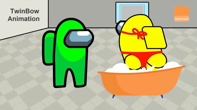 The GIRL Lost Her BRA in BATHTUB #2 - Among Us Animation смотреть онлайн