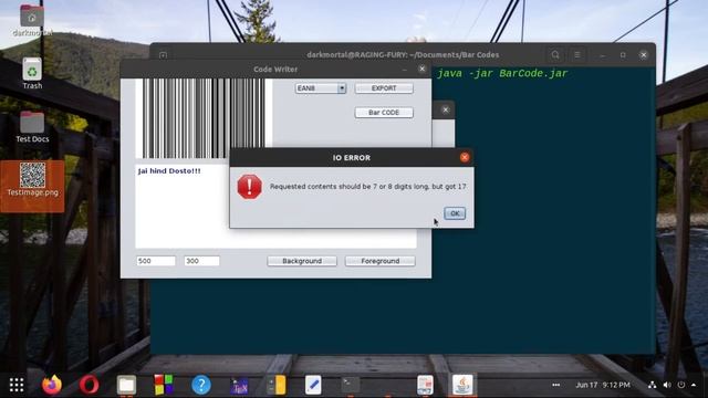 Bar Code editor & reader in Java-SE 8 using swing designer смотреть онлайн