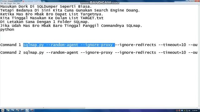 Tutorial Auto Dumping Menggunakan Sql map смотреть онлайн