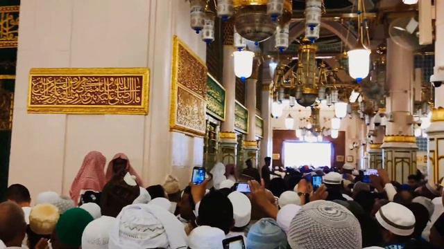 Могила ПРОРОКА Мухаммада  ﷺ  И прекрасный нашид Madinah - عبدالله الرفاعي - المدينة| Grave Of The ﷺ