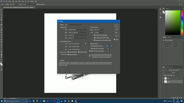 Como Resolver - Missing Profile: The document does not have an embedded RGB profile - Photoshop смотреть онлайн