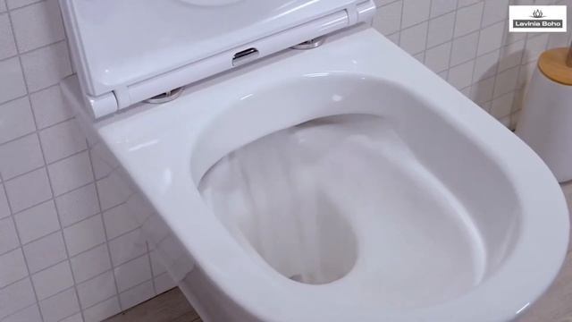 Безободковый подвесной унитаз Lavinia Boho Elegant 3308001R