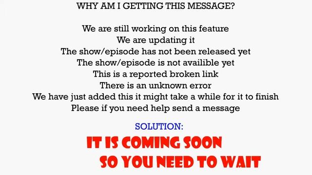 ERROR Comming Soon смотреть онлайн