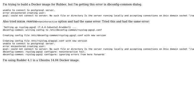 DevOps & SysAdmins: Installing Rudder: psql: could not connect to server (2 Solutions!!) смотреть онлайн