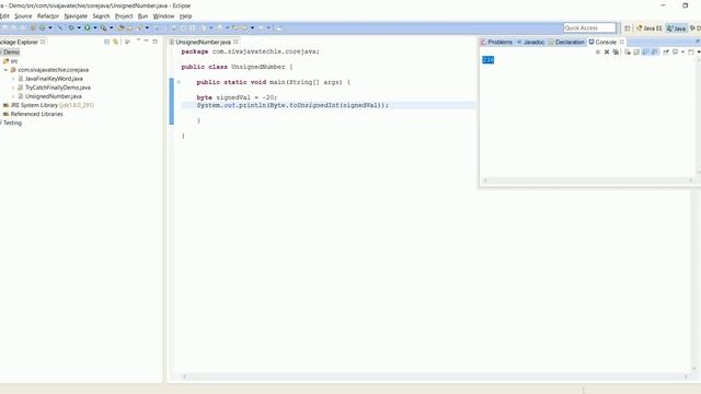 Unsigned Data Types in Java смотреть онлайн