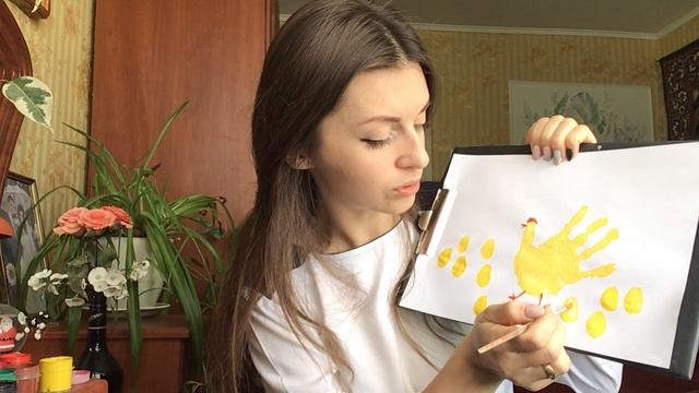 Рисуем квочку с цыплятами смотреть онлайн