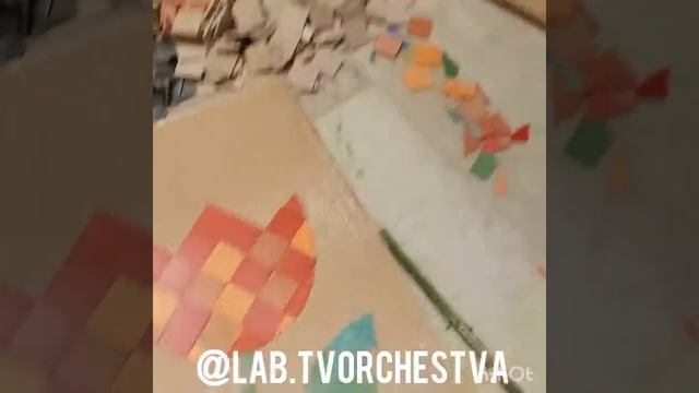 Мастер класс МОЗАИКА из линолеума смотреть онлайн