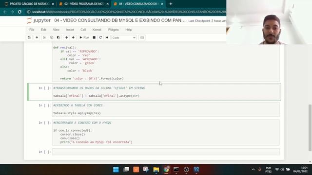 CONSULTANDO BANCO DE DADOS MYSQL E EXIBINDO COM PANDAS смотреть онлайн
