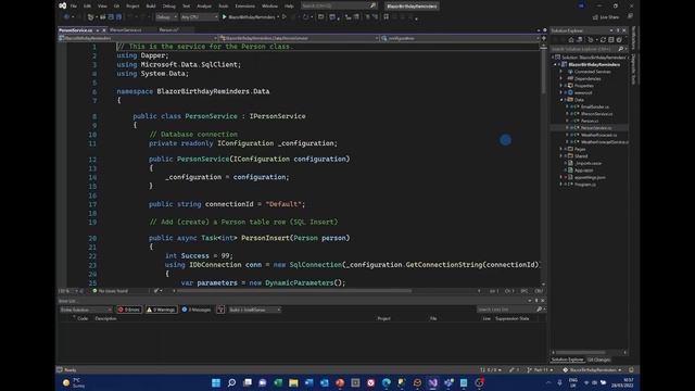 Birthday Reminder Application - part 11 - How to use SQL to calculate Next Birthday and Age смотреть онлайн