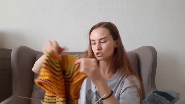 Вязание. Готовые работы за сентябрь и октябрь. Процессы. Покупки: Дундага, Filatura di Crossa смотреть онлайн