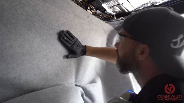 HOW TO PROFESSIONALLY LINE YOUR CAMPER VAN WITH 4-WAY STRETCH CARPET - Do it yourself, at home! смотреть онлайн