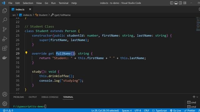 [Arabic] TypeScript : #24 - Method Overriding смотреть онлайн
