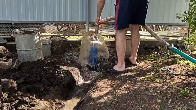 Промывка и запуск скважины, после зимнего простоя с последующей обсыпкой. Часть 1. смотреть онлайн