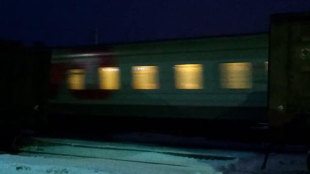 ТЭП70БС-??? с поездом Пермь-Адлер на ст.Заводская