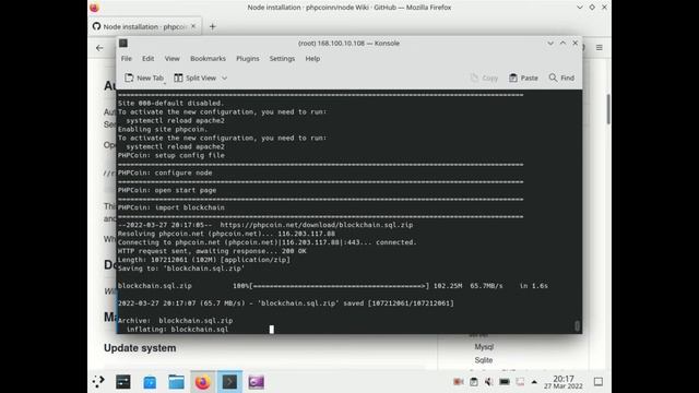 PHP Coin - Node installation смотреть онлайн